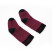 Водонепроницаемые носки детские DexShell Ultra Thin Children Socks, бордовый/черный S (16-18 см)