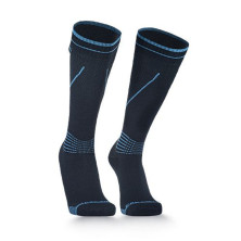 Водонепроницаемые носки Dexshell Longlite Socks 2.0, голубые полоски, размер M