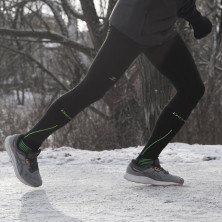 Водонепроницаемые носки Dexshell Mudder, черные с желтыми полосками XL (47-49)