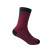 Водонепроницаемые носки детские DexShell Ultra Thin Children Socks, бордовый/черный L (20-22 см)
