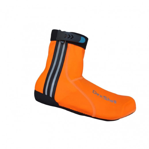 Бахилы на велотуфли Dexshell Light Weight Overshoes, оранжевые XL (47-49)